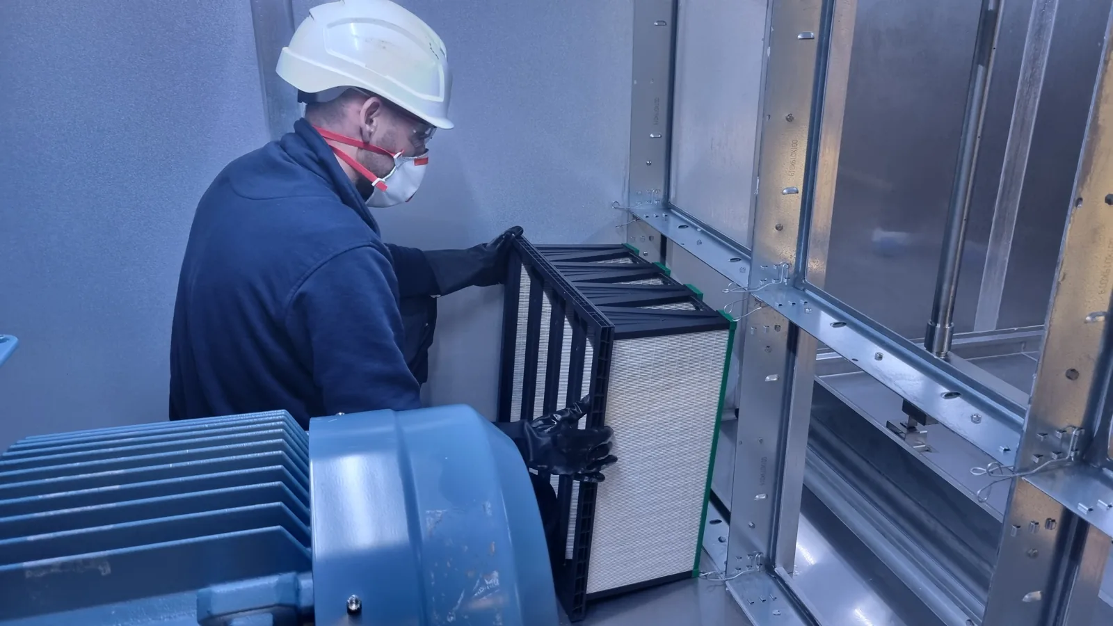 Filterwechsel in der RLT-Anlage
